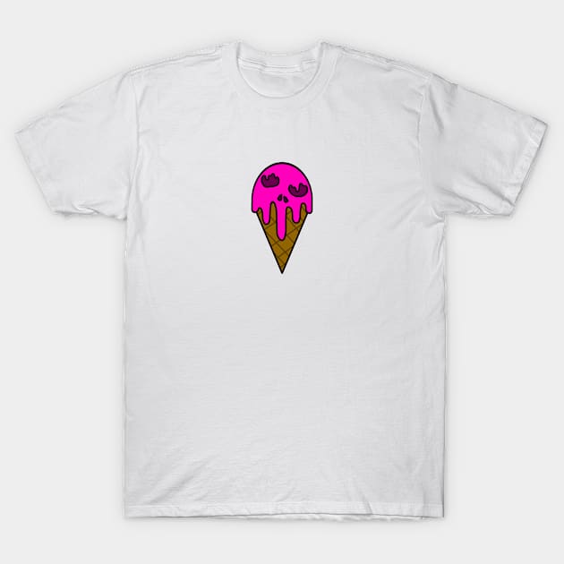 Ice Cream Monster T-Shirt by GiantAlienMonster